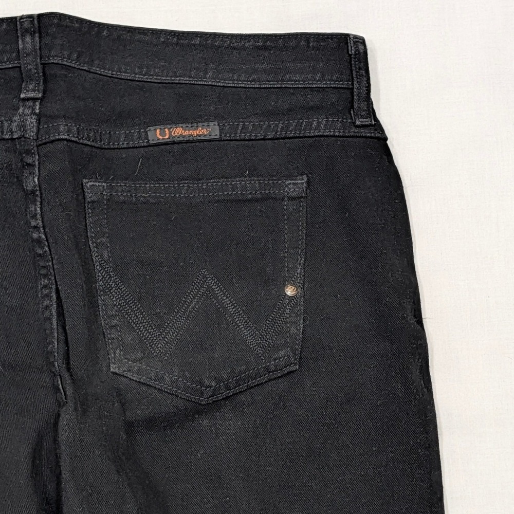Wrangler Q-Baby Ultimate Riding Jeans Black Bootcut WRQ20BL 11/12 x 30
